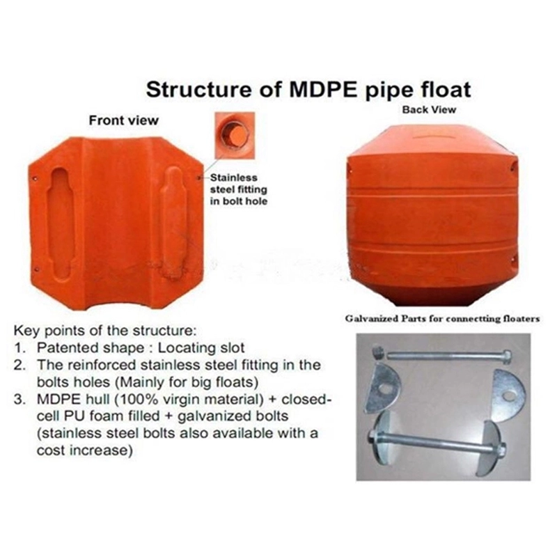 Пластичный поплавок/поплавок трубы HDPE